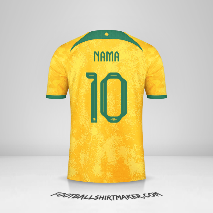 Jersey Australia 2022 -  nama - 10