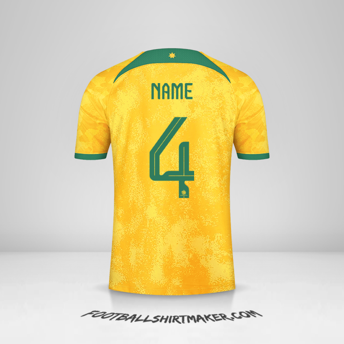 Shirt Australia 2022 -  name - 4