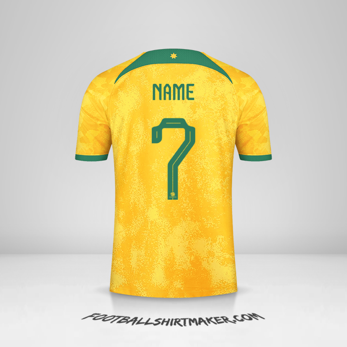 Shirt Australia 2022 -  name - 7