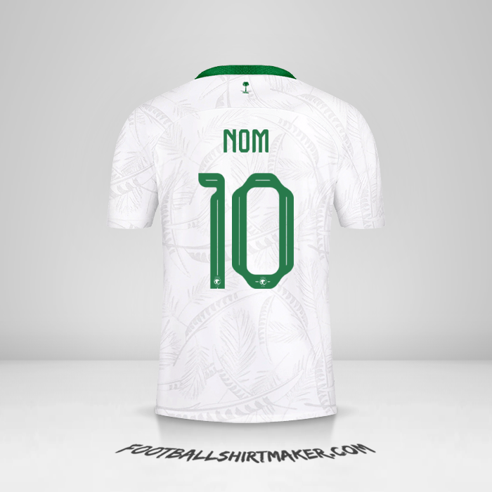Maillot Arabie Saoudite 2022 -  nom - 10