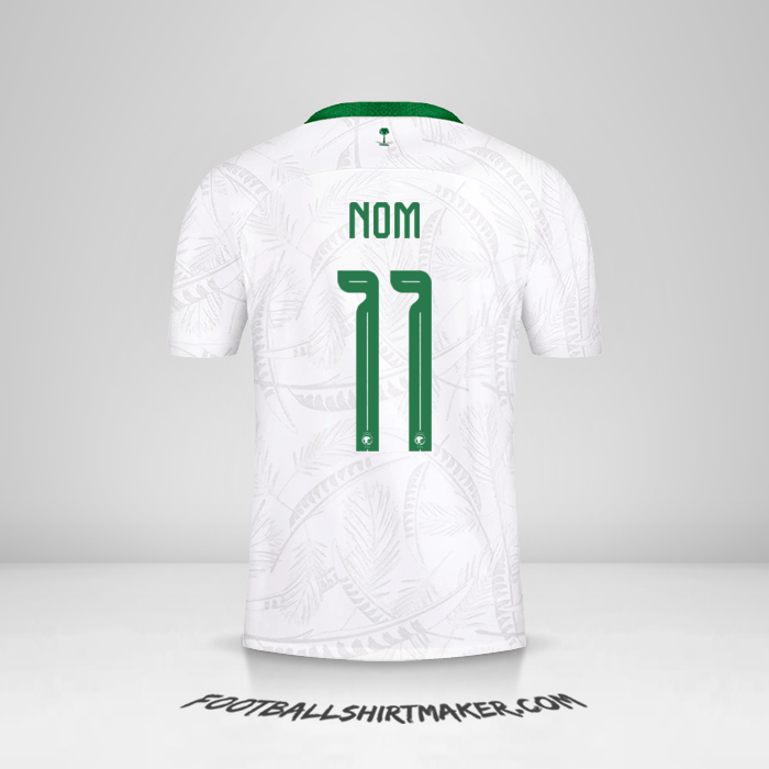 Maillot Arabie Saoudite 2022 -  nom - 11