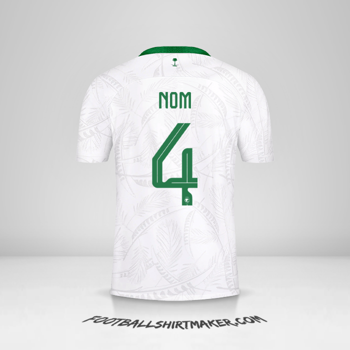 Maillot Arabie Saoudite 2022 -  nom - 4