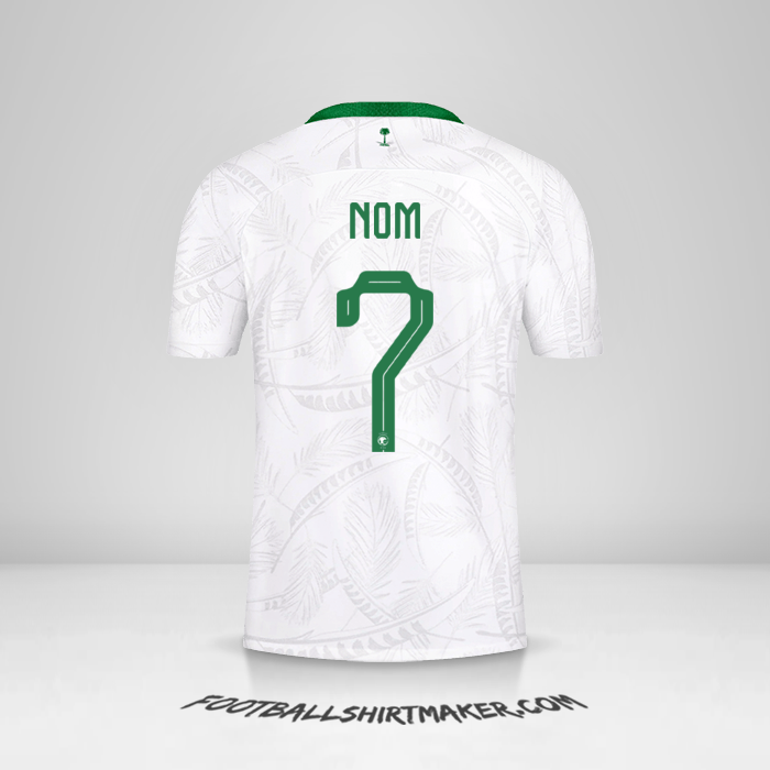 Maillot Arabie Saoudite 2022 -  nom - 7