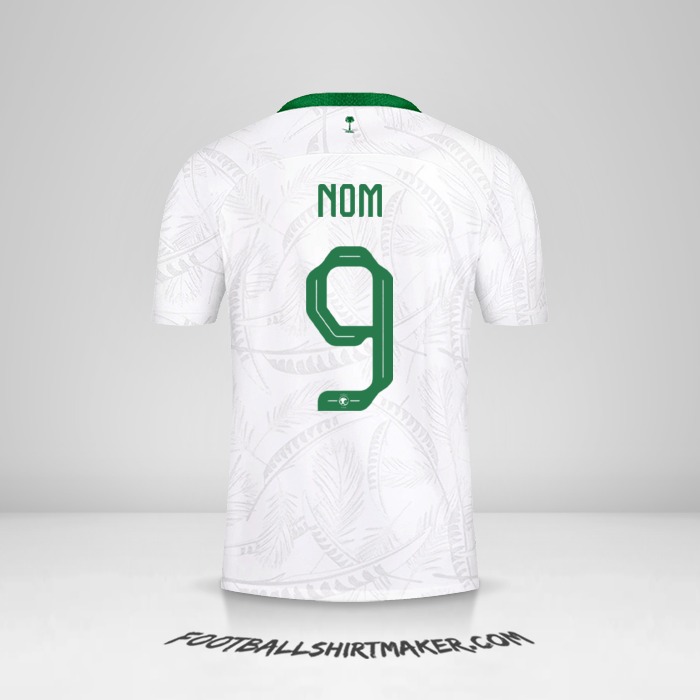 Maillot Arabie Saoudite 2022 -  nom - 9