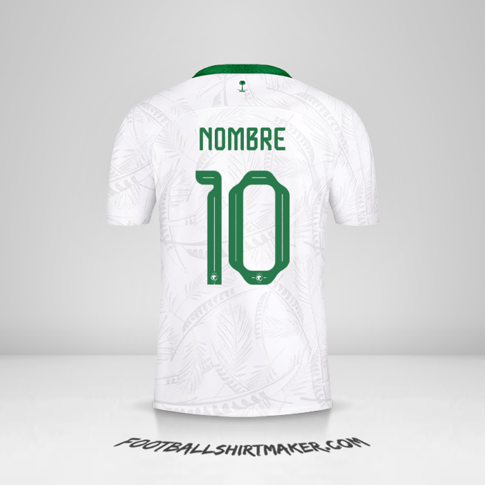 Jersey Arabia Saudita 2022 -  nombre - 10