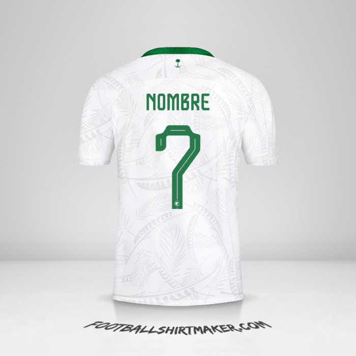 Camiseta Arabia Saudita 2022 -  nombre - 7