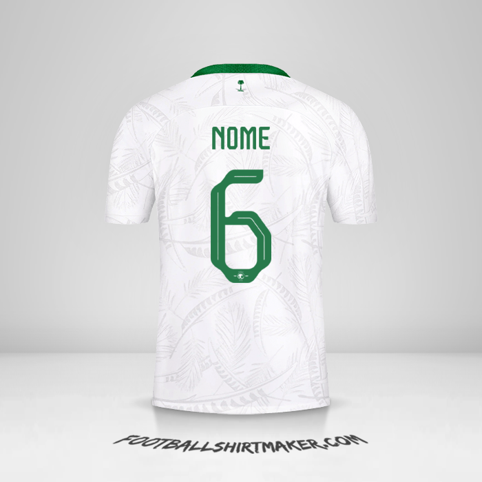 Camisa Arábia Saudita 2022 -  nome - 6