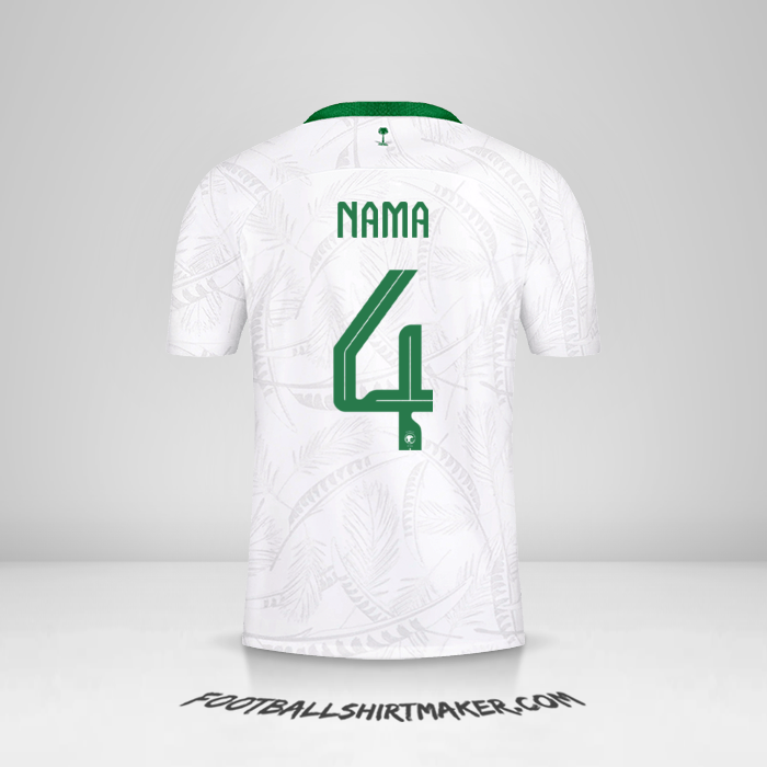 Jersey Arab Saudi 2022 -  nama - 4