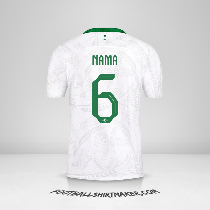 Jersey Arab Saudi 2022 -  nama - 6
