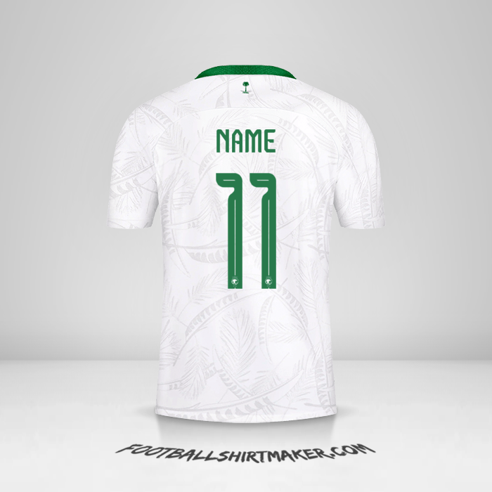 Jersey Saudi Arabia 2022 -  name - 11