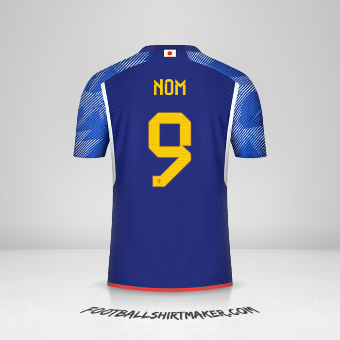 Maillot Japon 2022 -  nom - 9