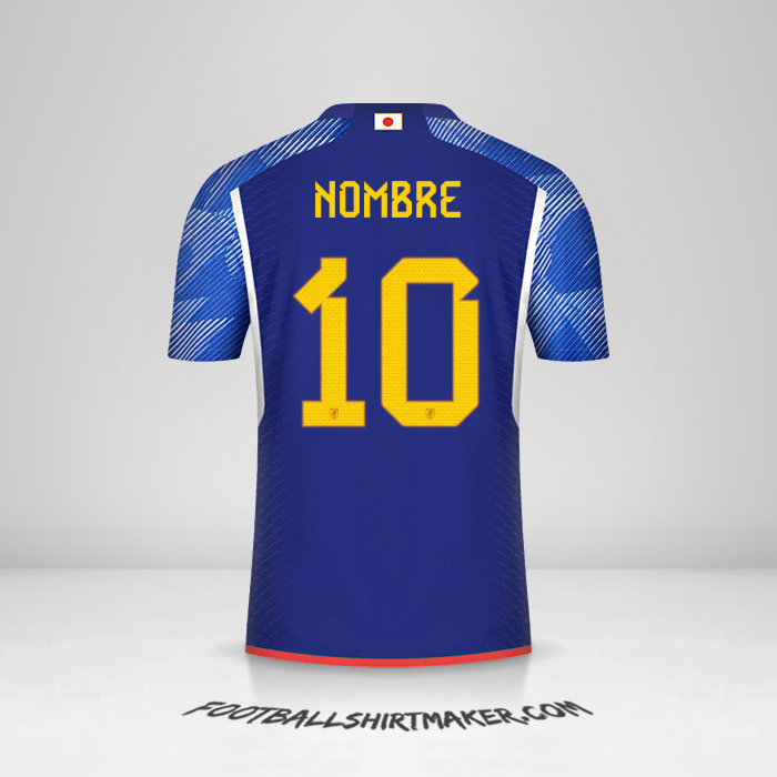 Jersey Japon 2022 -  nombre - 10
