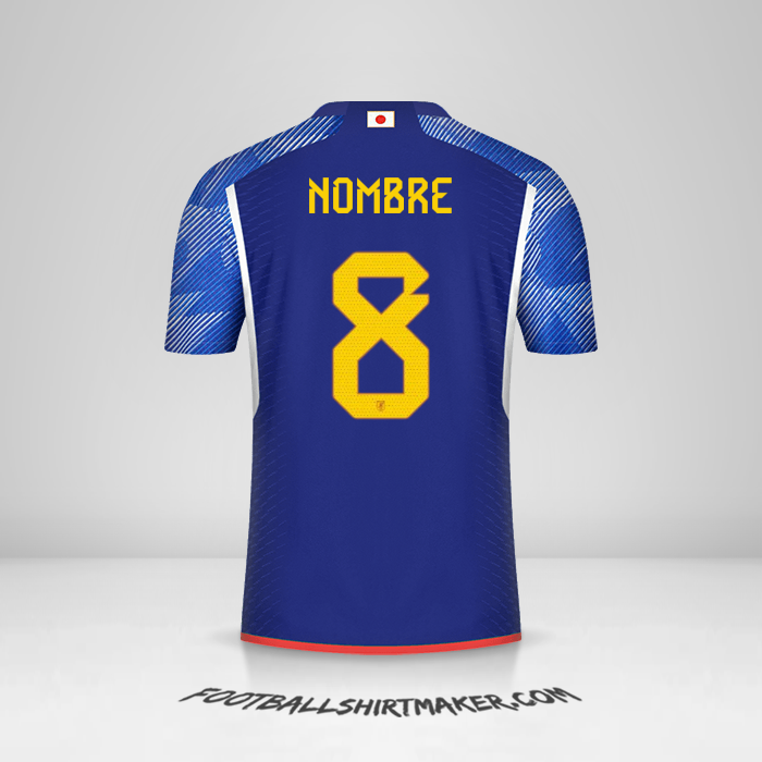 Jersey Japon 2022 -  nombre - 8