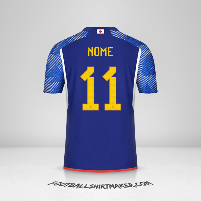 Maglia Giappone 2022 -  nome - 11