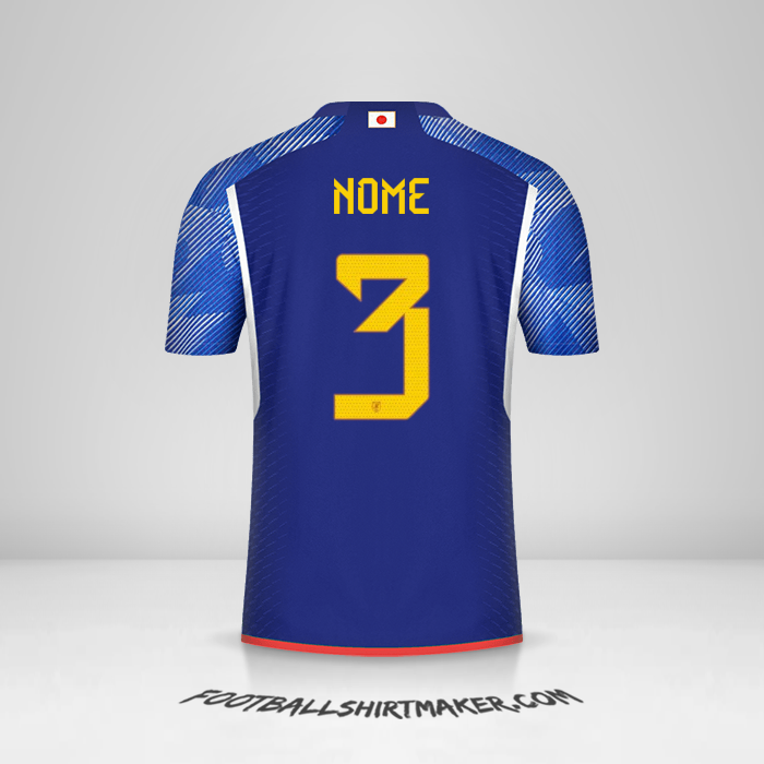 Maglia Giappone 2022 -  nome - 3