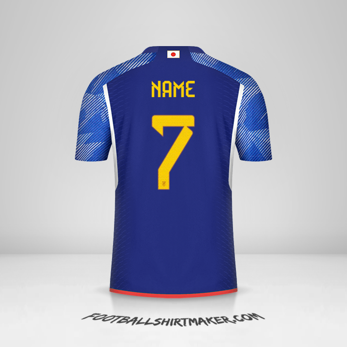 Trikot Japan 2022 -  name - 7