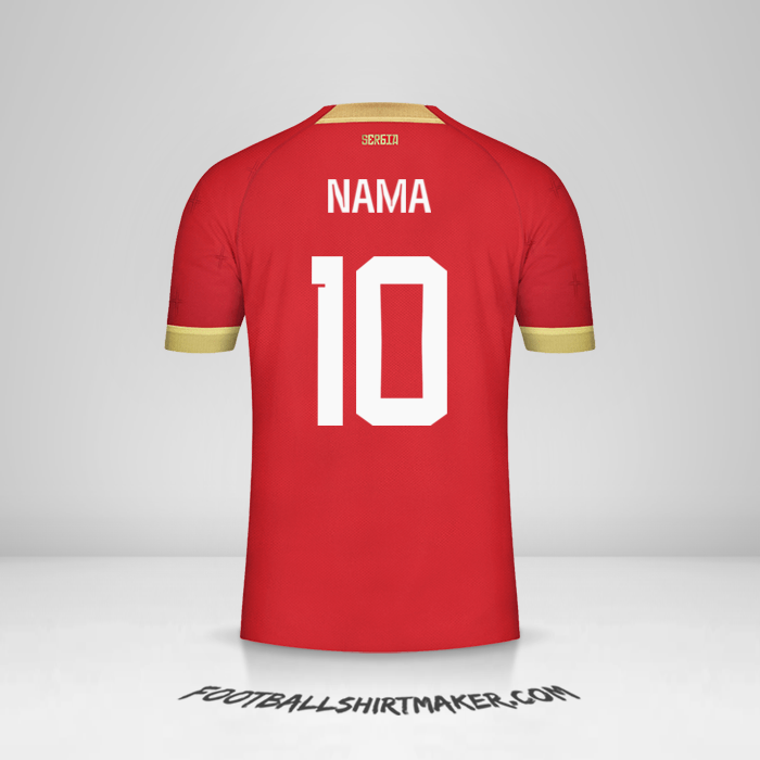 Jersey Serbia 2022 -  nama - 10