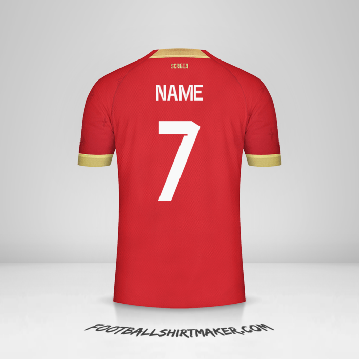 Shirt Serbia 2022 -  name - 7