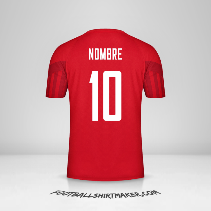 Jersey Dinamarca 2022 -  nombre - 10