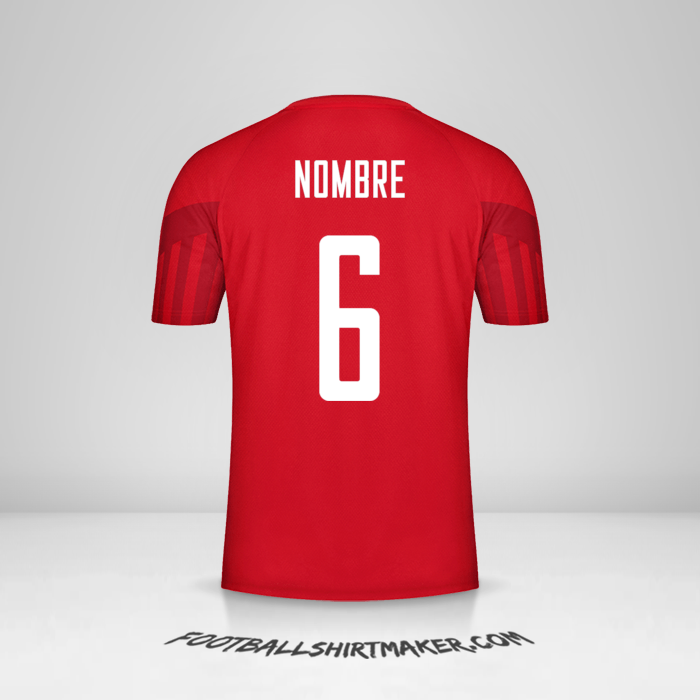 Camiseta Dinamarca 2022 -  nombre - 6