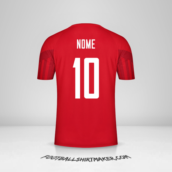 Camisola Dinamarca 2022 -  nome - 10