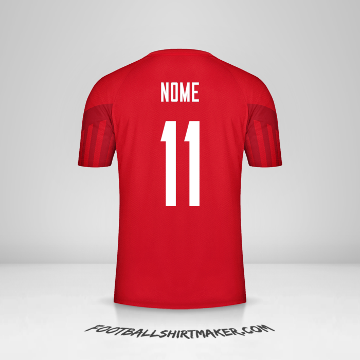 Maglia Danimarca 2022 -  nome - 11