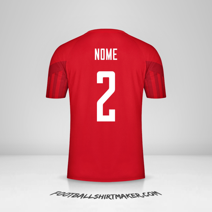Maglia Danimarca 2022 -  nome - 2