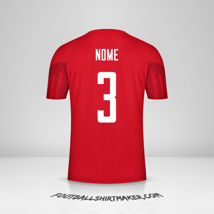 Camisa Dinamarca 2022 -  nome - 3