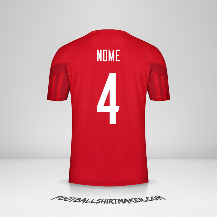 Camisa Dinamarca 2022 -  nome - 4