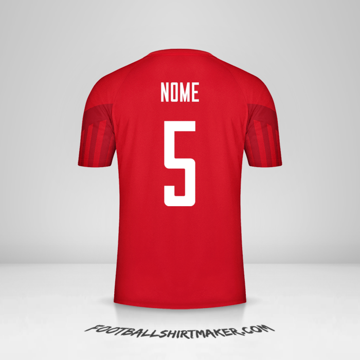 Camisa Dinamarca 2022 -  nome - 5