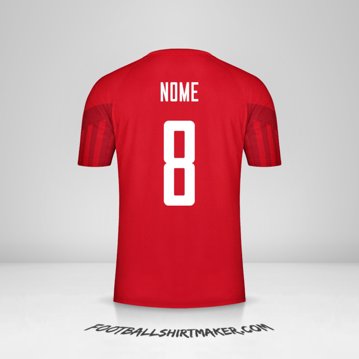 Camisa Dinamarca 2022 -  nome - 8