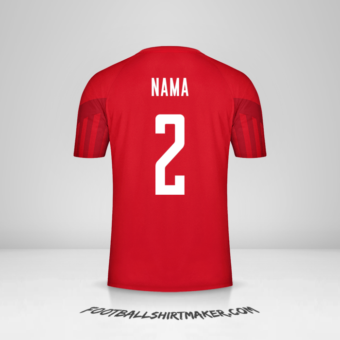 Jersey Denmark 2022 -  nama - 2