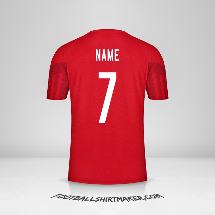 Shirt Denmark 2022 -  name - 7