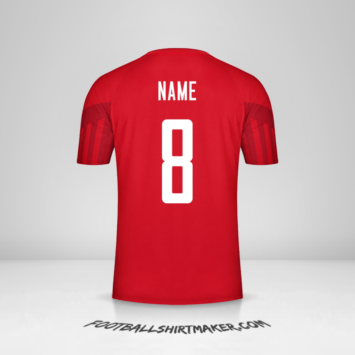 Shirt Denmark 2022 -  name - 8