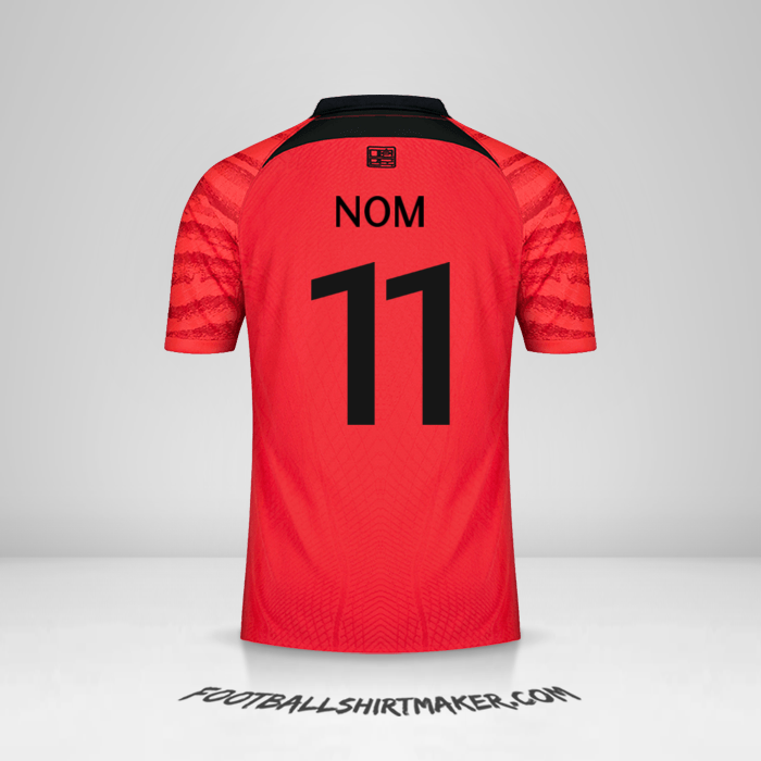 Maillot Corée du Sud 2022 -  nom - 11
