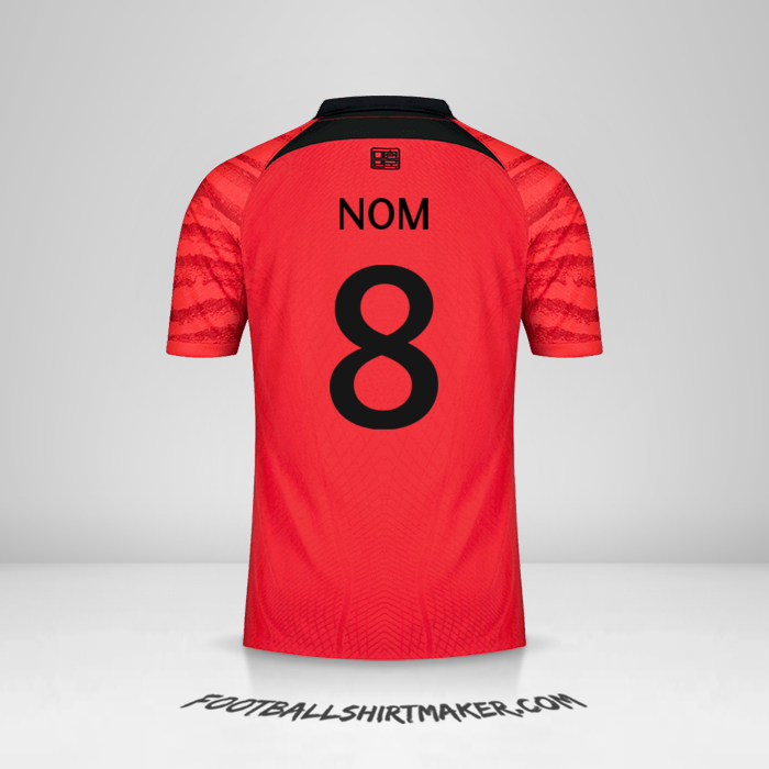 Maillot Corée du Sud 2022 -  nom - 8