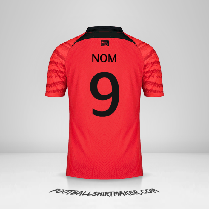 Maillot Corée du Sud 2022 -  nom - 9