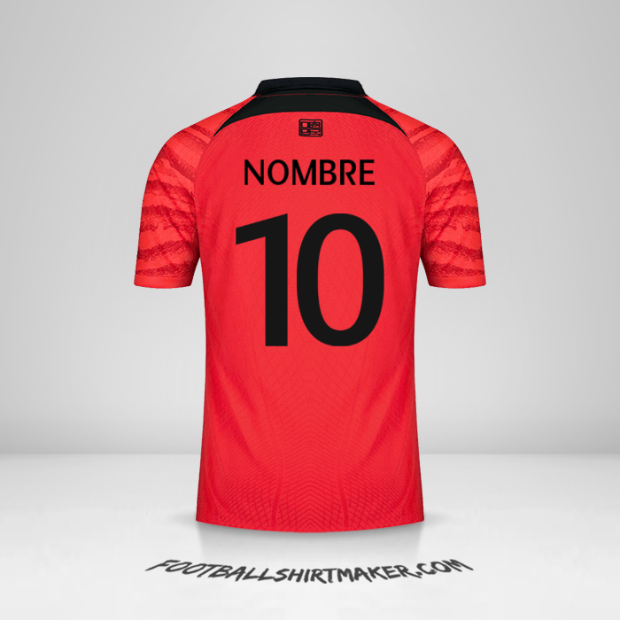 Jersey Corea del Sur 2022 -  nombre - 10