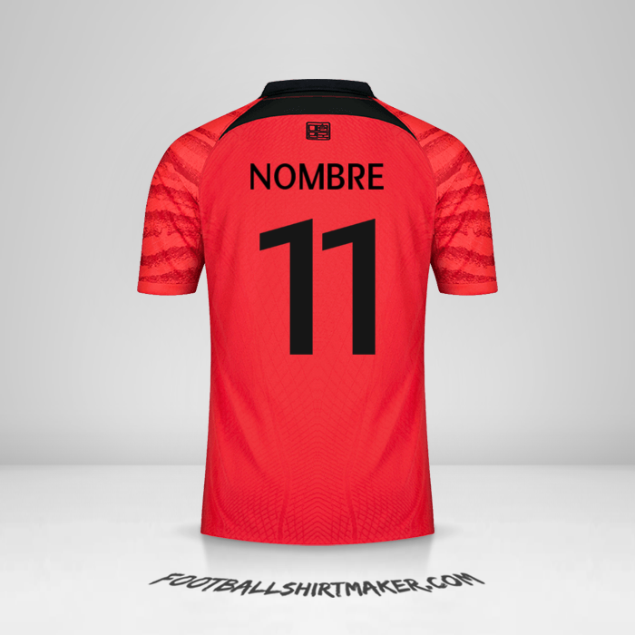 Jersey Corea del Sur 2022 -  nombre - 11
