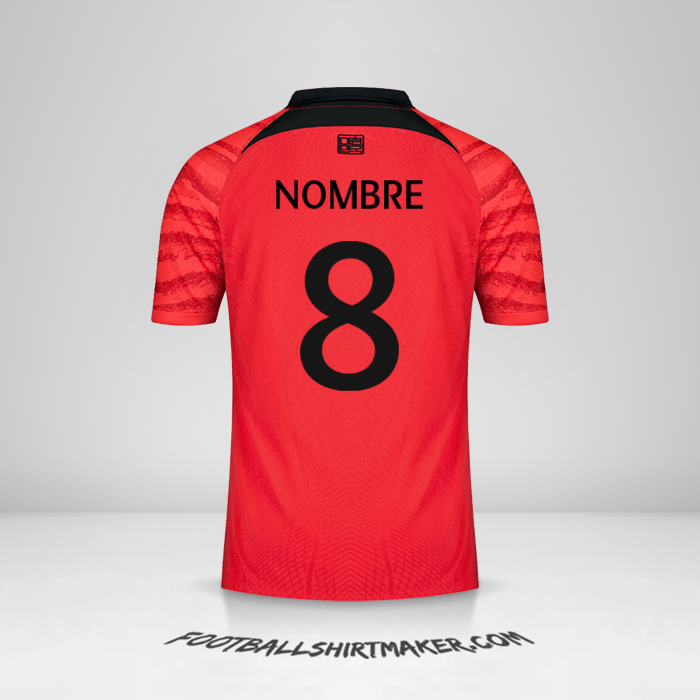 Jersey Corea del Sur 2022 -  nombre - 8