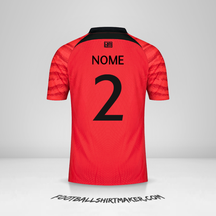 Camisa Coreia do Sul 2022 -  nome - 2