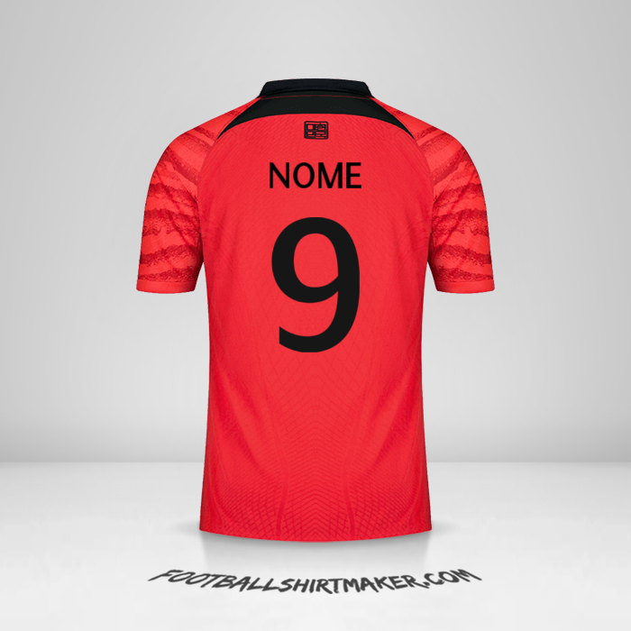 Camisa Coreia do Sul 2022 -  nome - 9