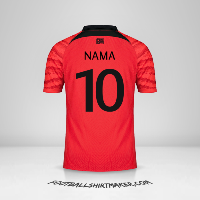 Jersey Korea Selatan 2022 -  nama - 10