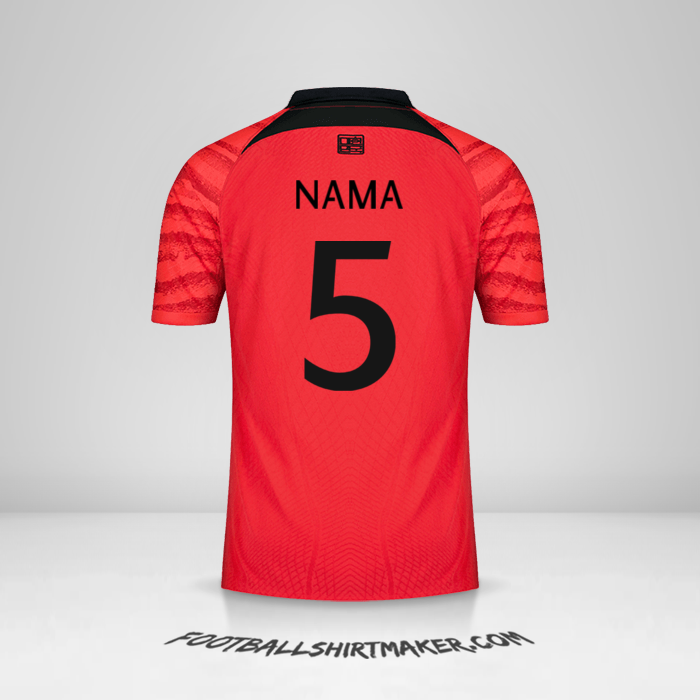 Jersey Korea Selatan 2022 -  nama - 5