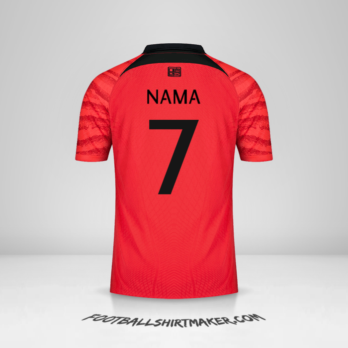 Jersey Korea Selatan 2022 -  nama - 7