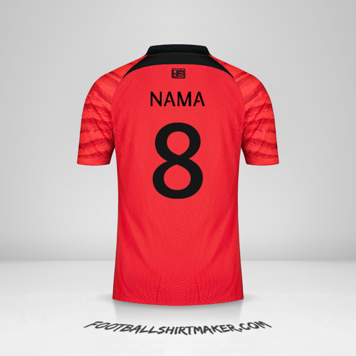 Jersey Korea Selatan 2022 -  nama - 8