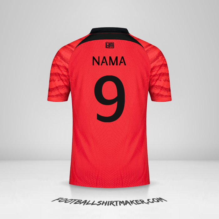 Jersey Korea Selatan 2022 -  nama - 9