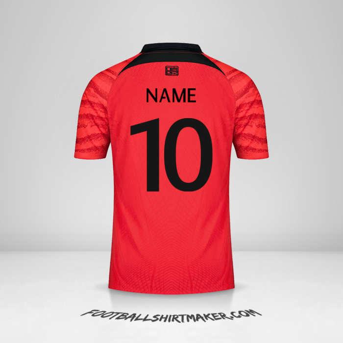 Jersey South Korea 2022 -  name - 10