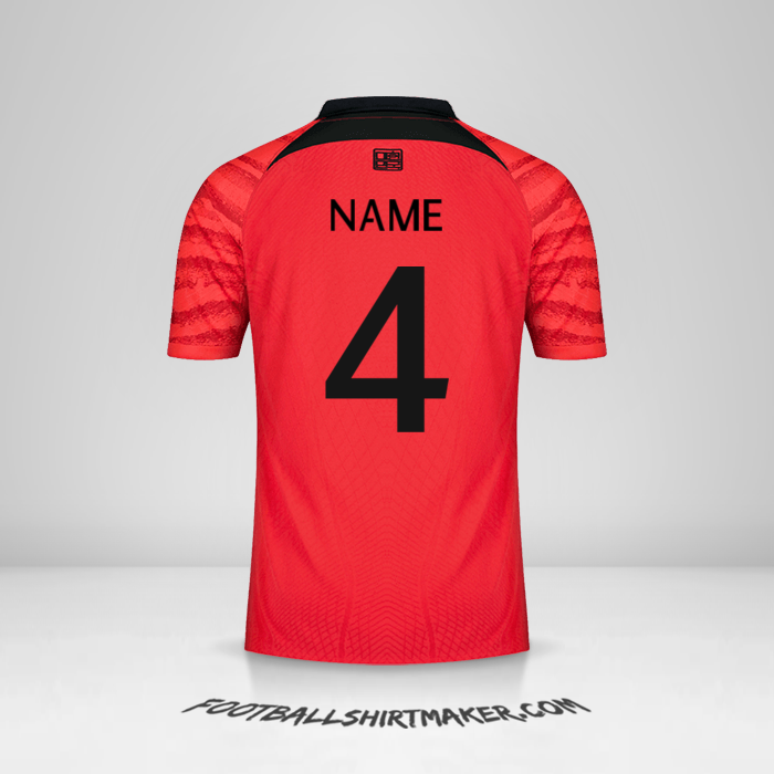Jersey South Korea 2022 -  name - 4