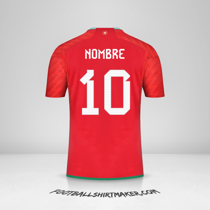 Jersey Gales 2022 -  nombre - 10